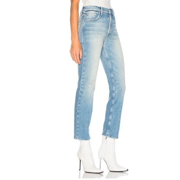 📌 MOTHER Superior Tomcat Ankle In Color Gospel Grace Jeans - Picture 7 of 9